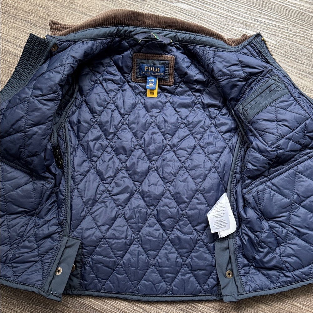 Polo by Ralph Lauren Quilted Black Jacket - Picture 5 of 7
